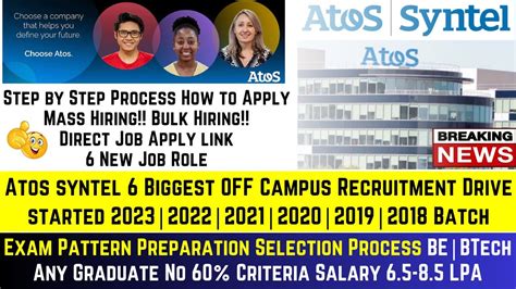 atos syntel recruitment 2023